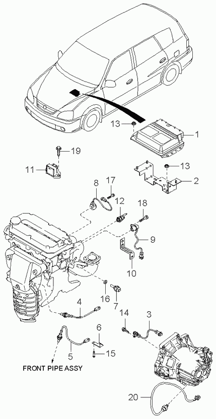 KIA 392202X100 - Tunnistin, jäähdytysnesteen lämpötila inparts.fi