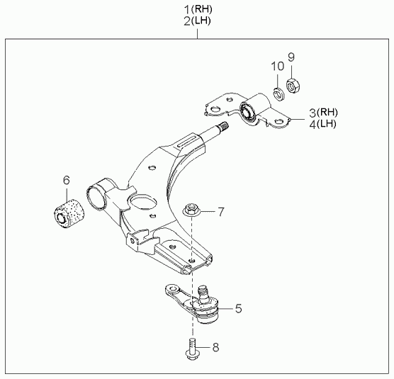 KIA 0K2A1-34-550A - Raidetangon pää inparts.fi