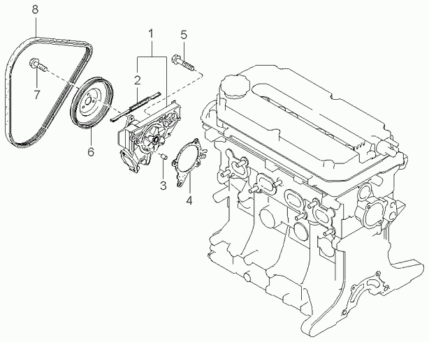 MAZDA 0K21A18381 - Moniurahihna inparts.fi