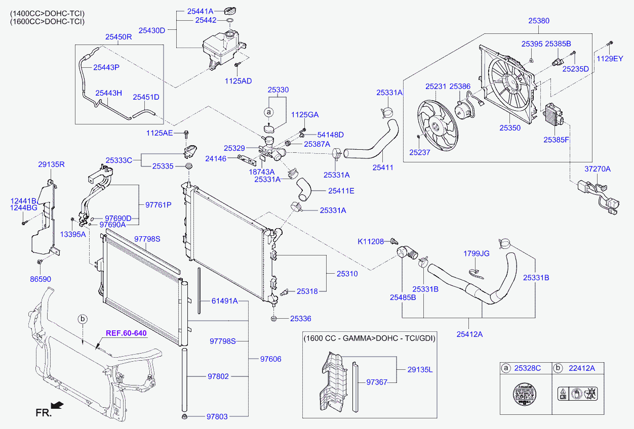 Hyundai 97606-A5800 - Lauhdutin, ilmastointilaite inparts.fi