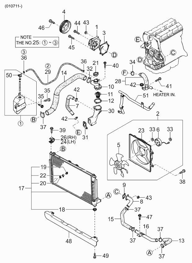 Hyundai 25100-4X700 - Vesipumppu inparts.fi