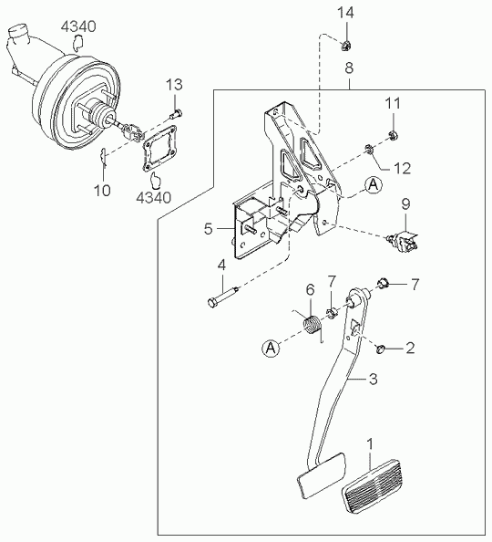 Hyundai 0K20C66490A - Jarruvalokatkaisin inparts.fi