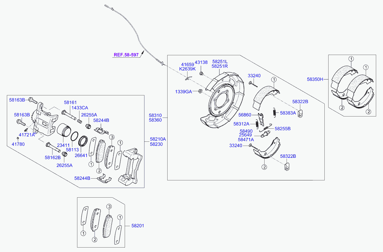 KIA 582303E600 - Jarrusatula inparts.fi