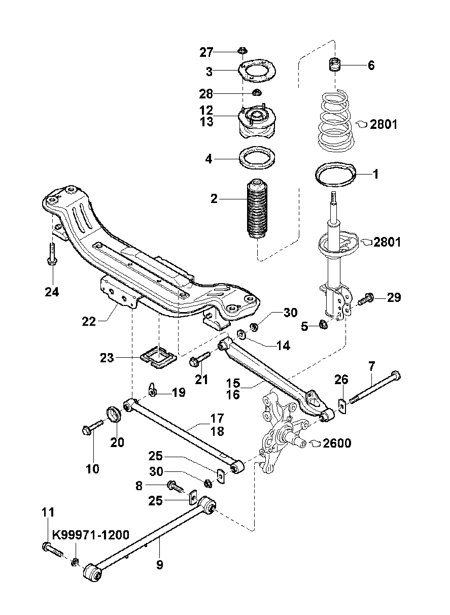 MAZDA KGA2A280A5 - Suojus / palje, iskunvaimentaja inparts.fi