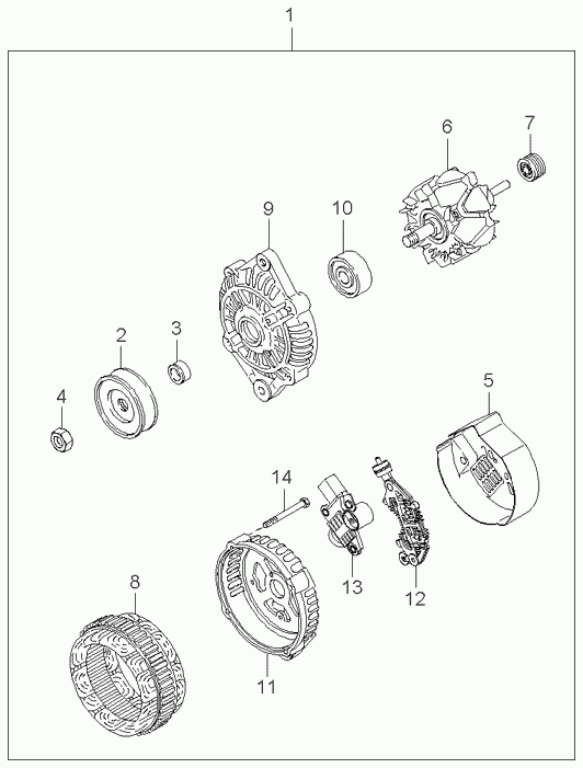 MAZDA 0K2A2-18-300 - Laturi inparts.fi