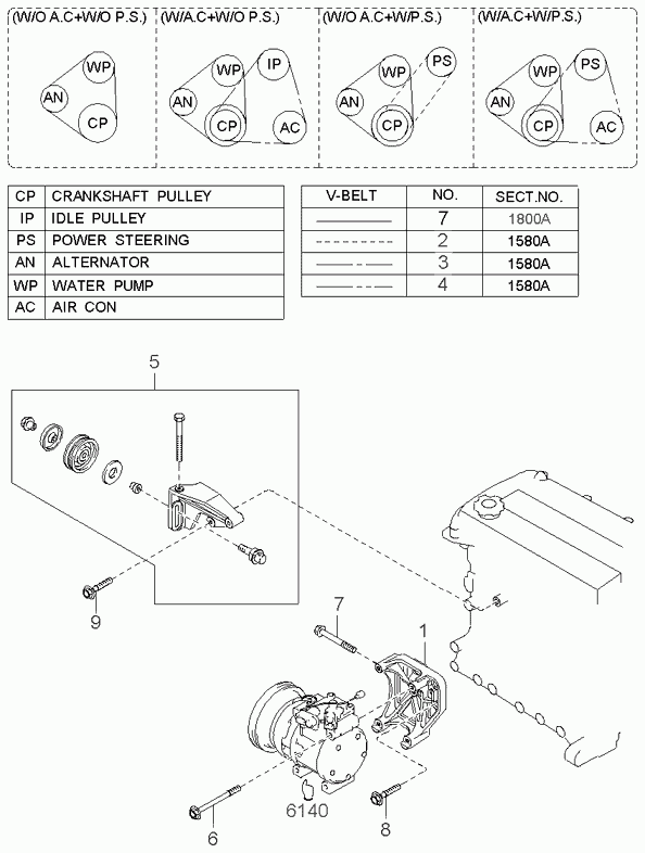 Hyundai 0K941-15-908 - Moniurahihna inparts.fi