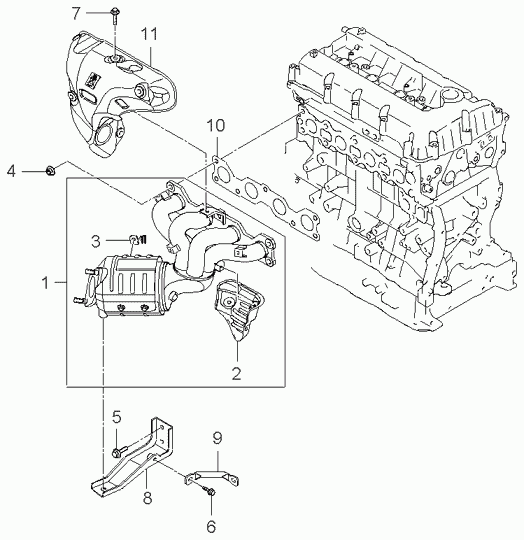 Hyundai 1022510003 - Nut - self-locking inparts.fi