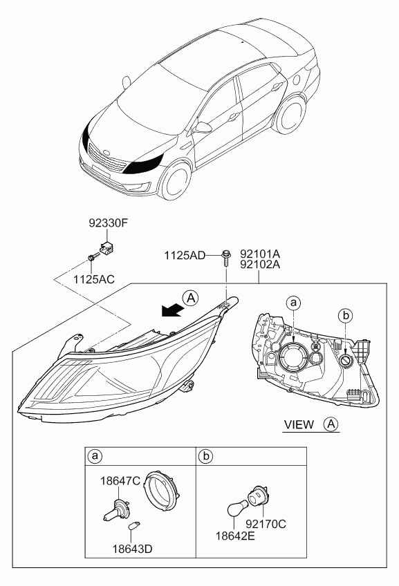 KIA 92101-4X000 - Ajovalo inparts.fi