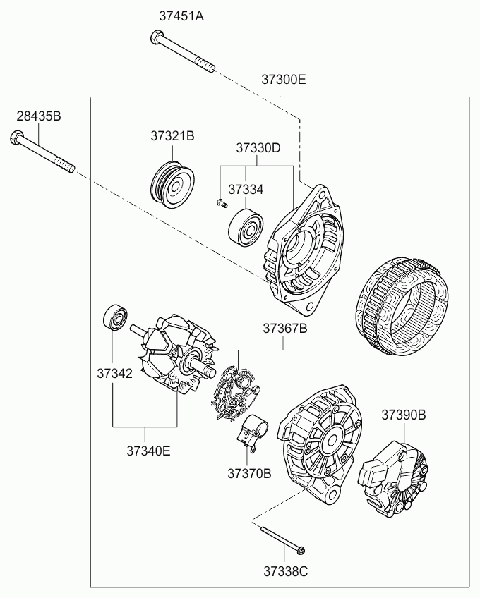 Hyundai 373402A500 - Rotor assy inparts.fi