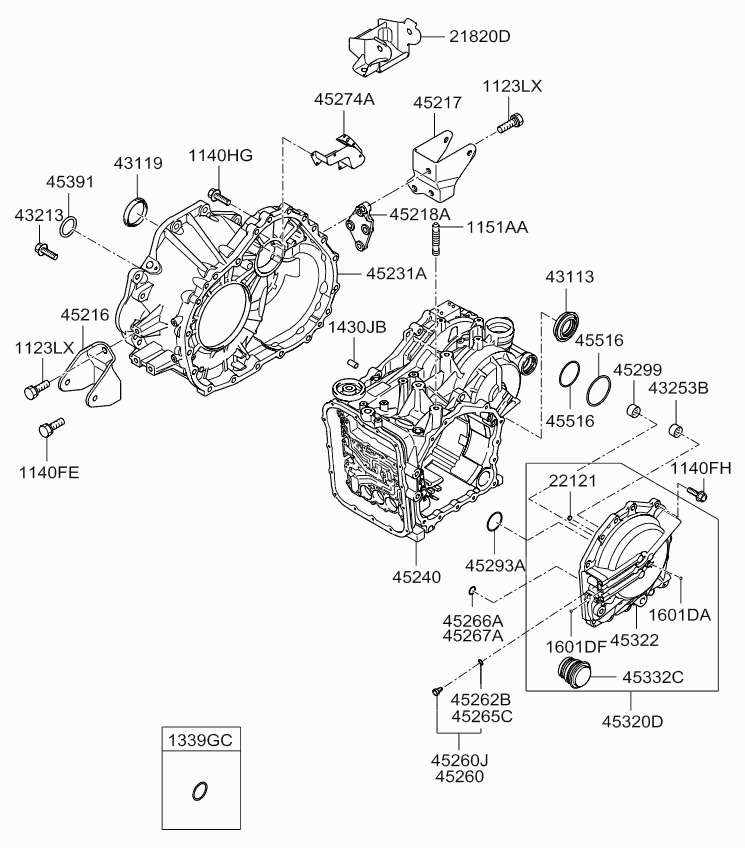 Hyundai 43119-39030 - Tiivisterengas, vetoakseli inparts.fi