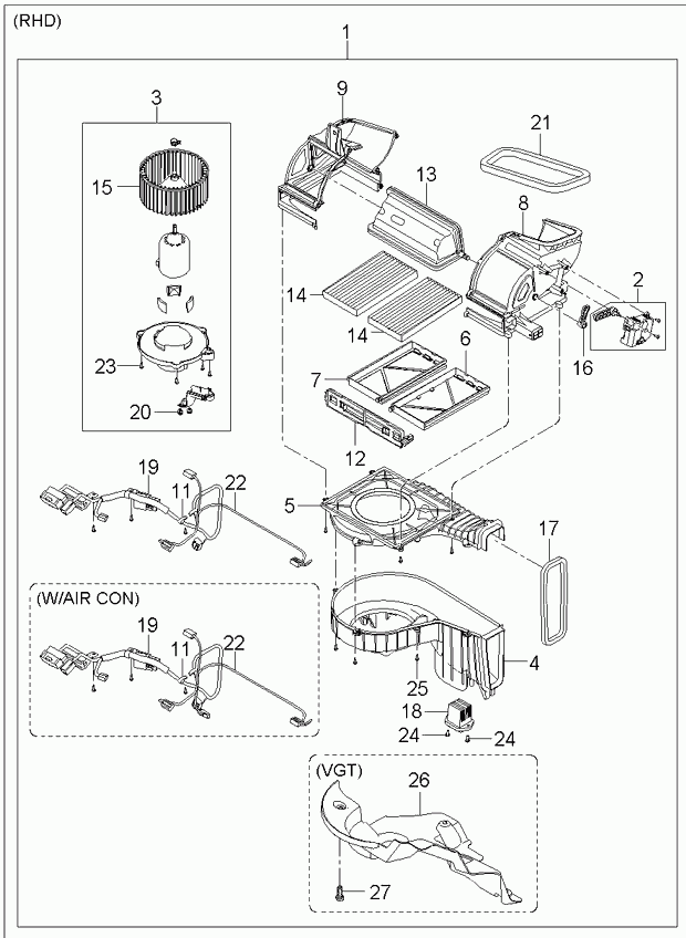 KIA 971332E200 - Suodatin, sisäilma inparts.fi