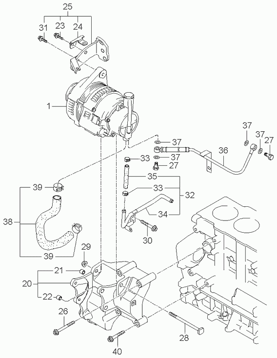 KIA 37300-27012 - Laturi inparts.fi