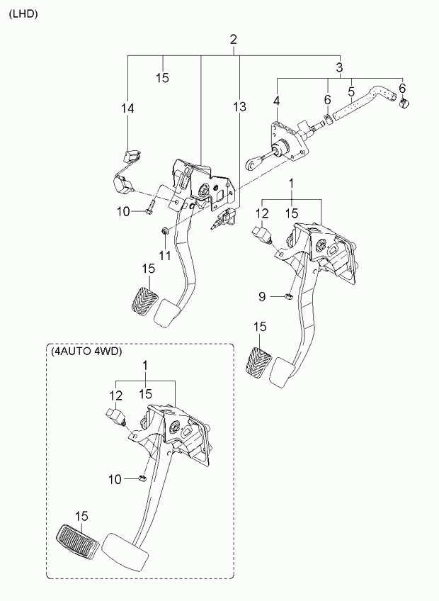 KIA 93810 38100 - Jarruvalokatkaisin inparts.fi