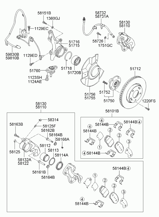 KIA 5 8110 3K 050 - Jarrusatula inparts.fi