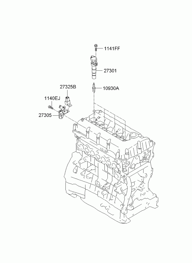 Hyundai 18841-11051 - Sytytystulppa inparts.fi