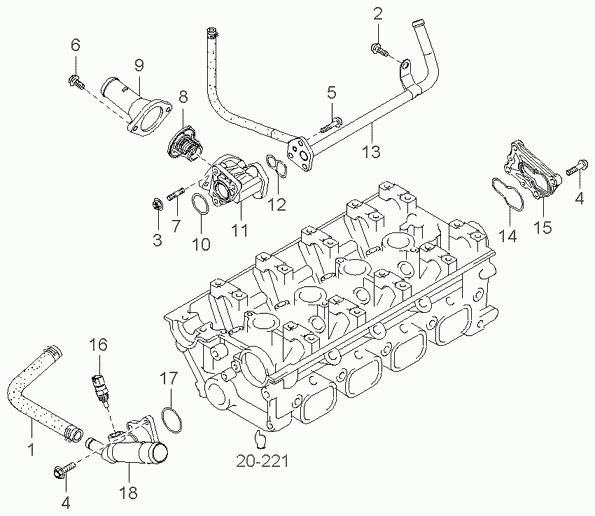 Hyundai 2550038400 - Termostaatti, jäähdytysneste inparts.fi