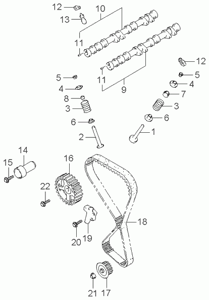 Hyundai 24312 38220 - Hammashihnat inparts.fi