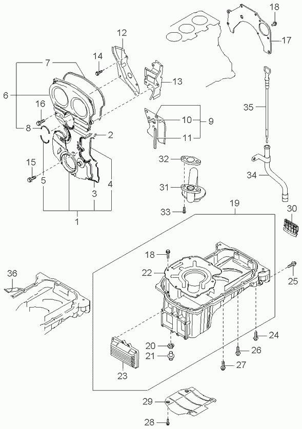 Hyundai 2145133A02 - Gasket - liquid engine inparts.fi