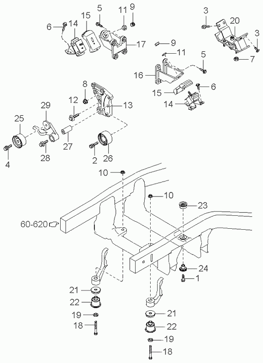 KIA 24450-38011 - Kiristysrulla, hammashihnat inparts.fi