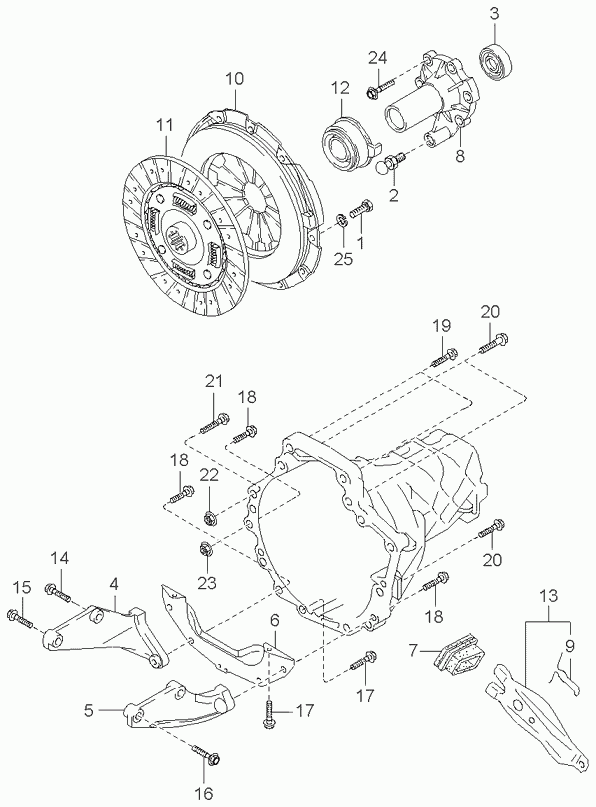 Hyundai 0K013-16-410A - Kytkimen painelevy inparts.fi