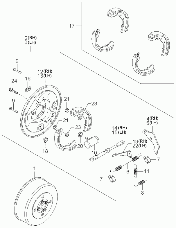 Mitsubishi 0K0452638Z - Jarrukenkäsarja inparts.fi