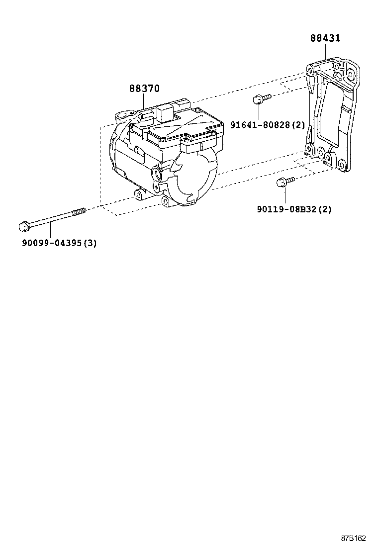 TOYOTA 88370-48021 - Kompressori, ilmastointilaite inparts.fi