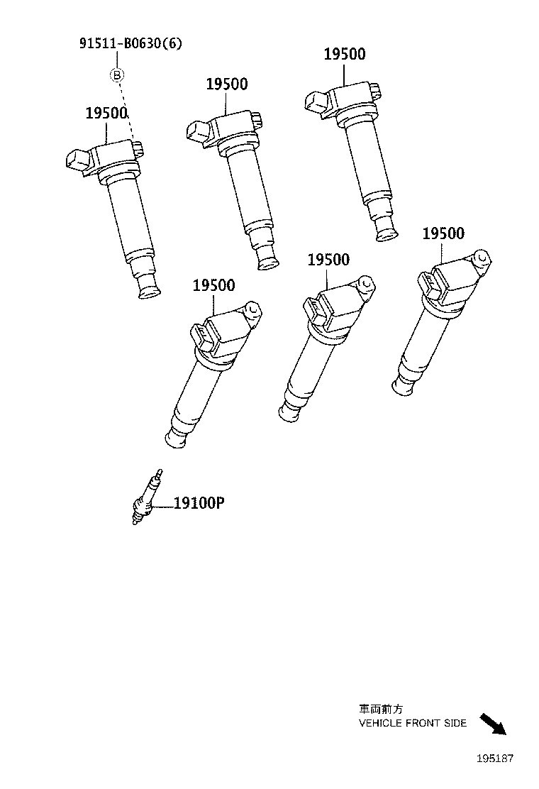 TOYOTA 90919-02234 - Sytytyspuola inparts.fi