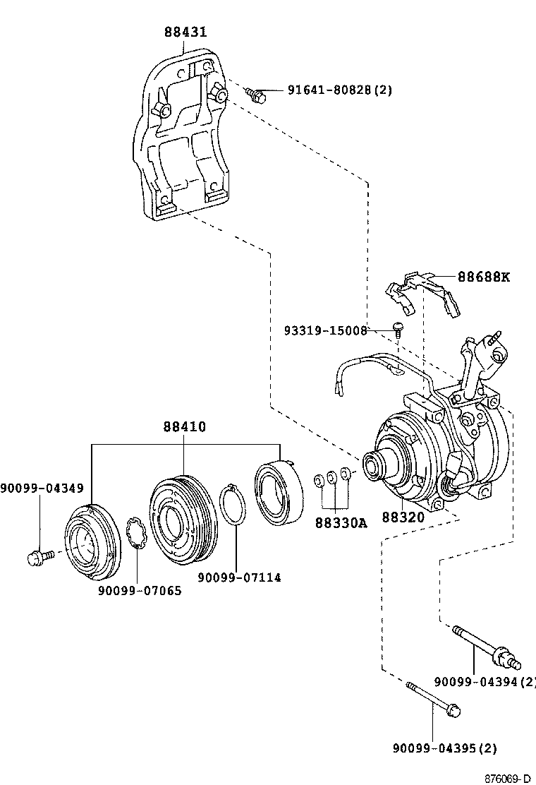 TOYOTA 88320-48060 - Kompressori, ilmastointilaite inparts.fi