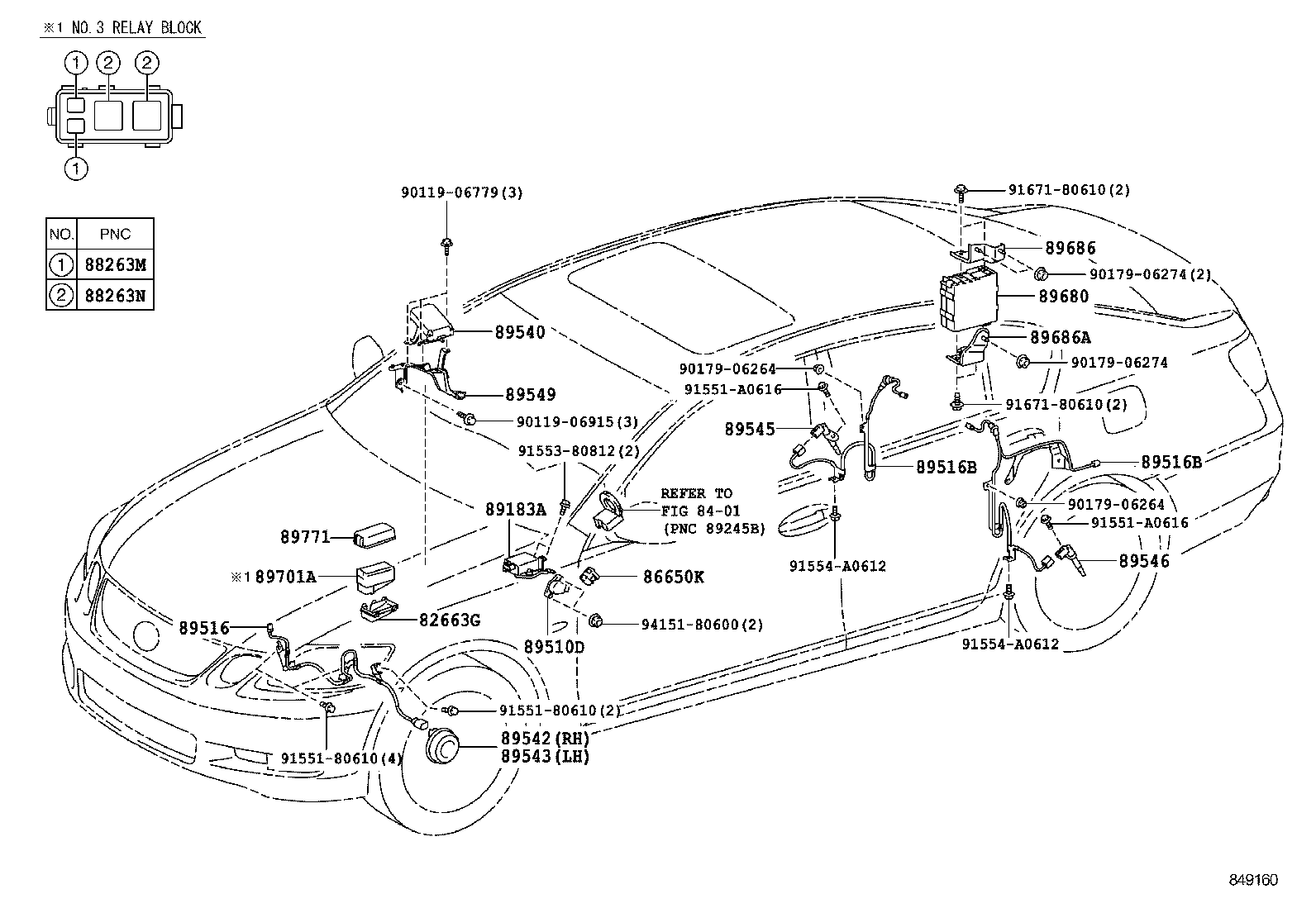 TOYOTA 88263-32070 - Rele, tihkukytkin inparts.fi