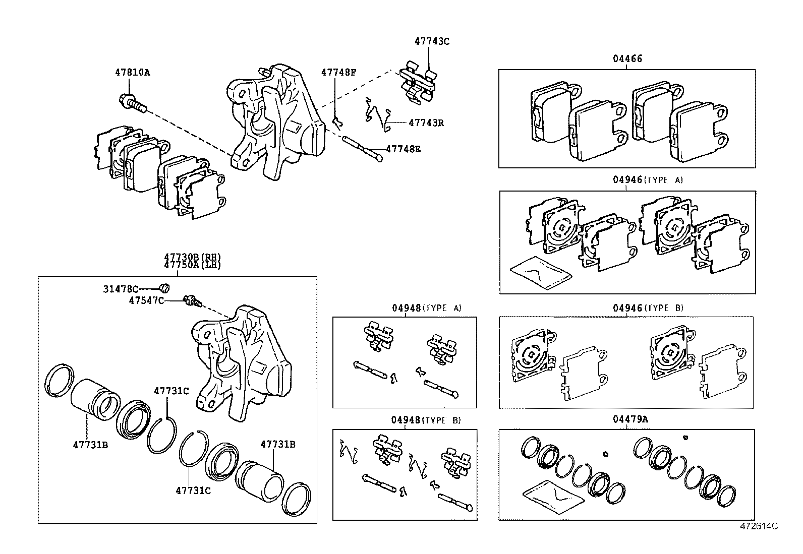 TOYOTA 0446630170 - Jarrupala, levyjarru inparts.fi