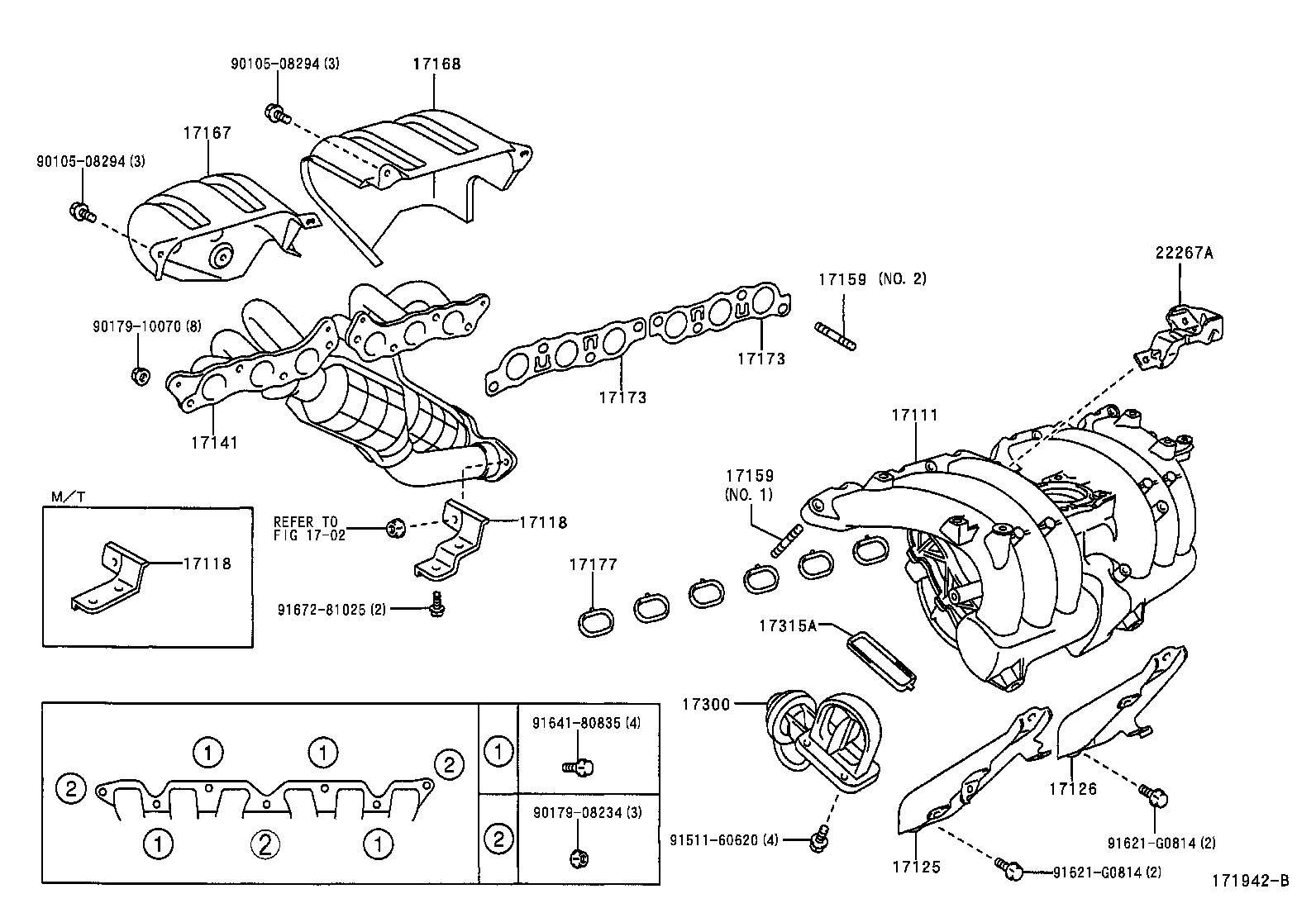 TOYOTA 1714070020 - Katalysaattori inparts.fi