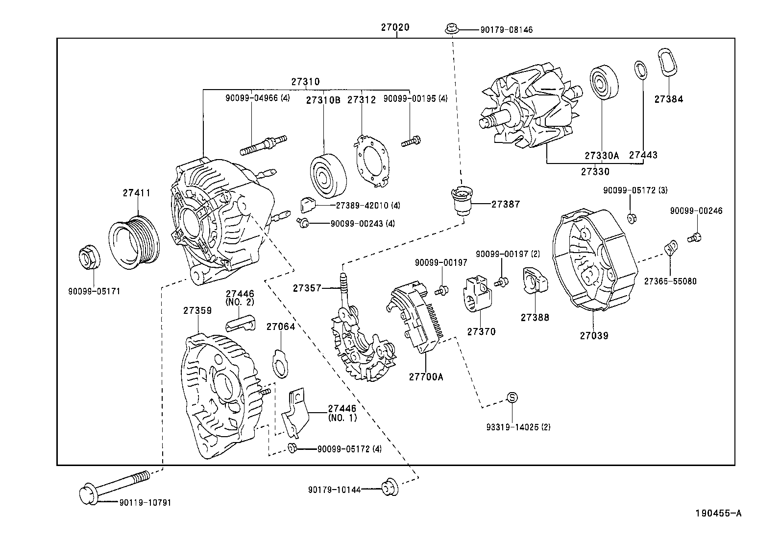 TOYOTA 2706050230 - Laturi inparts.fi