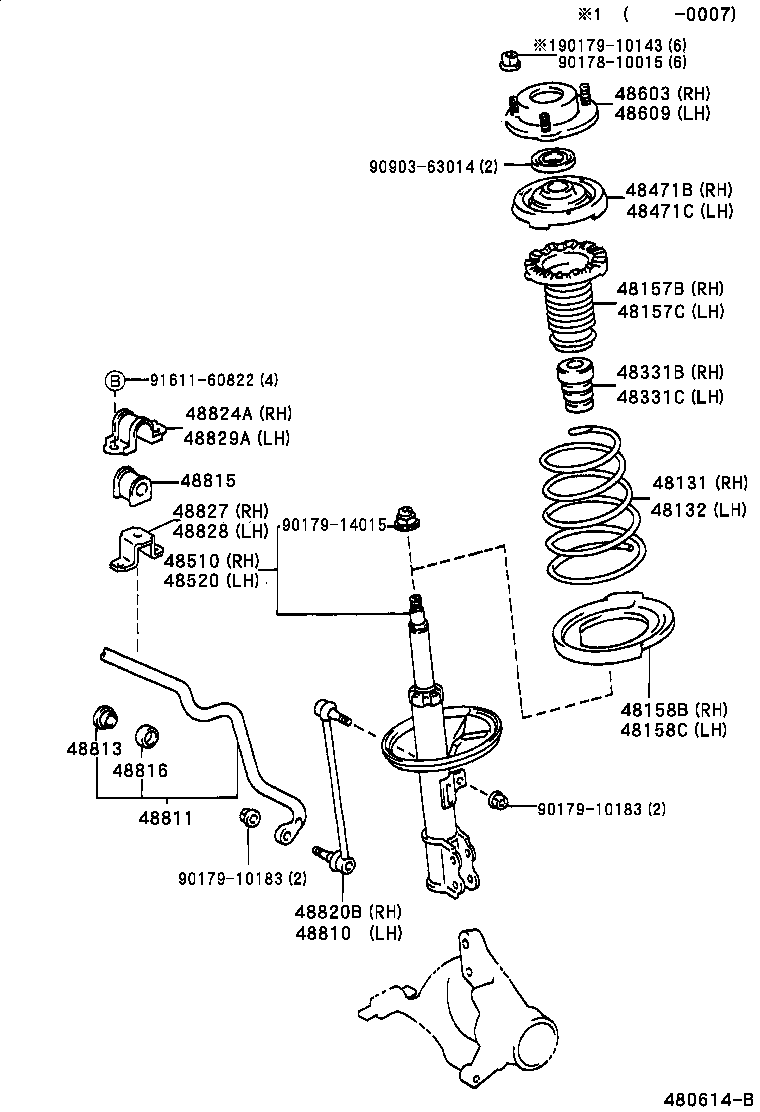 TOYOTA 48520-49165 - Iskunvaimennin inparts.fi