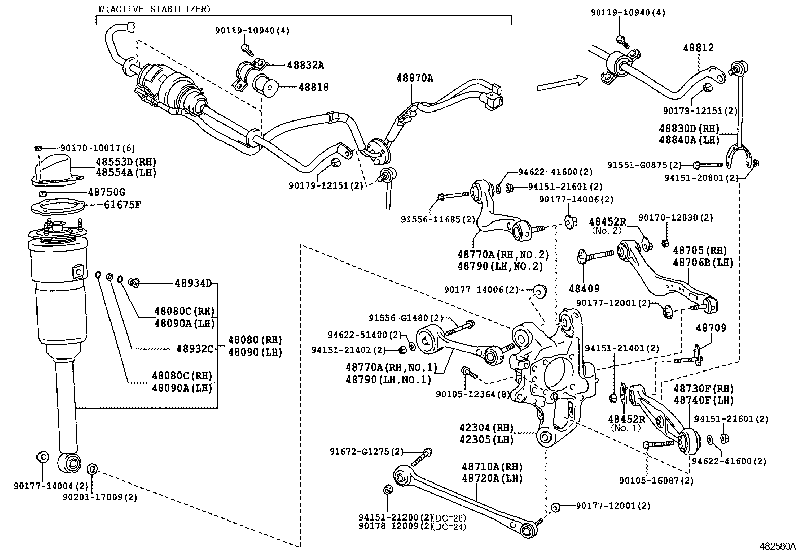 TOYOTA 4870550030 - Tukivarren hela inparts.fi