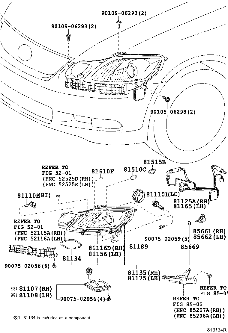 TOYOTA 81107-47150 - Polttimo, ajovalo inparts.fi