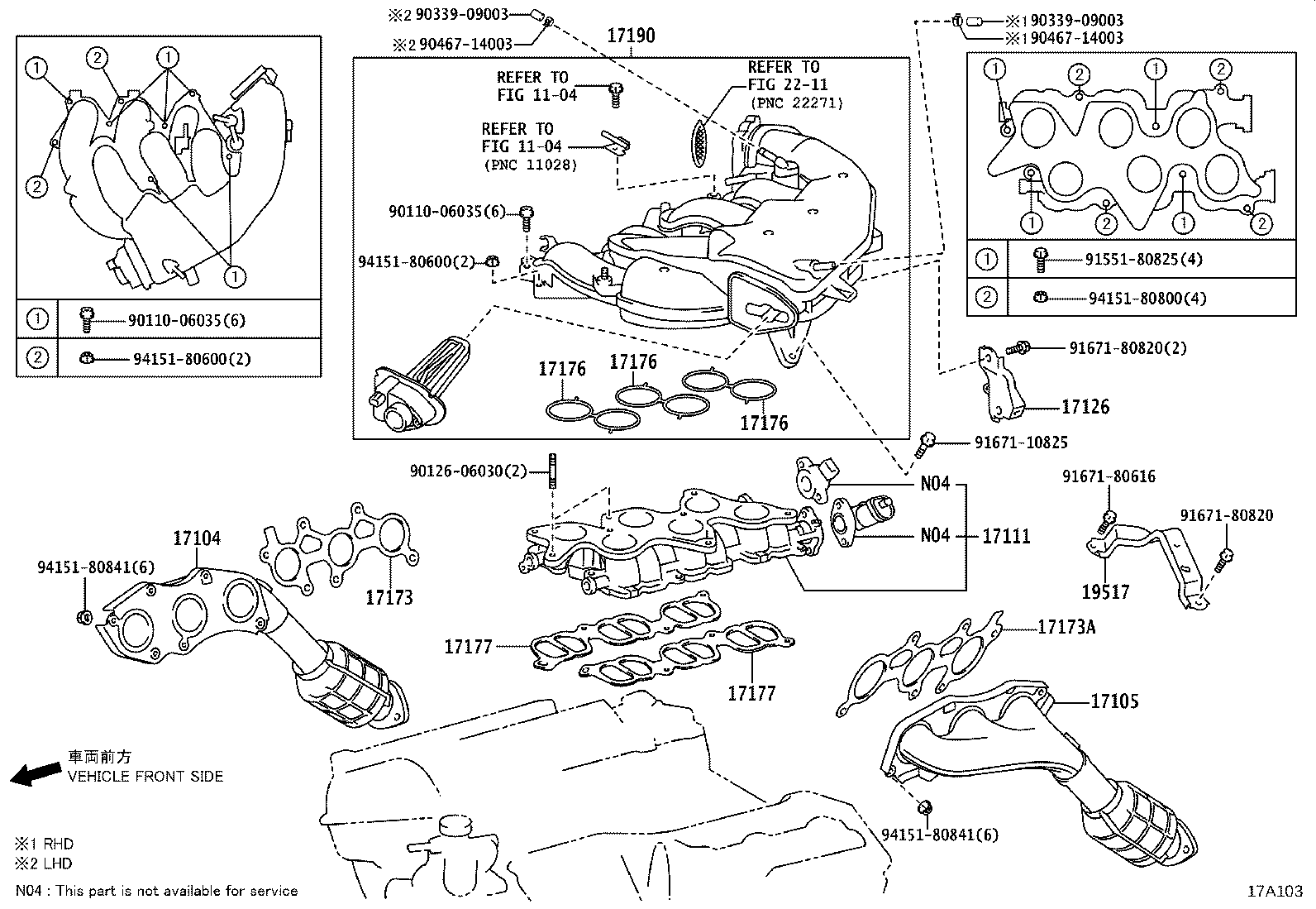 TOYOTA 1714031120 - Katalysaattori inparts.fi