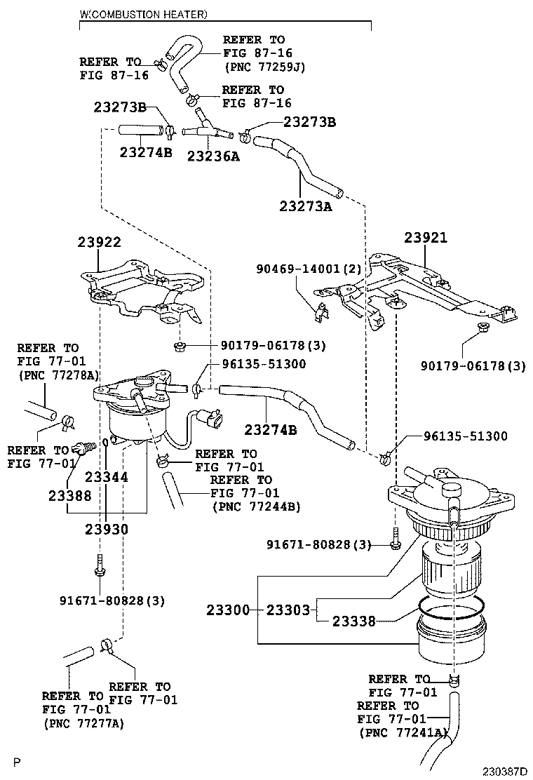 TOYOTA 23390-0L030 - Polttoainesuodatin inparts.fi