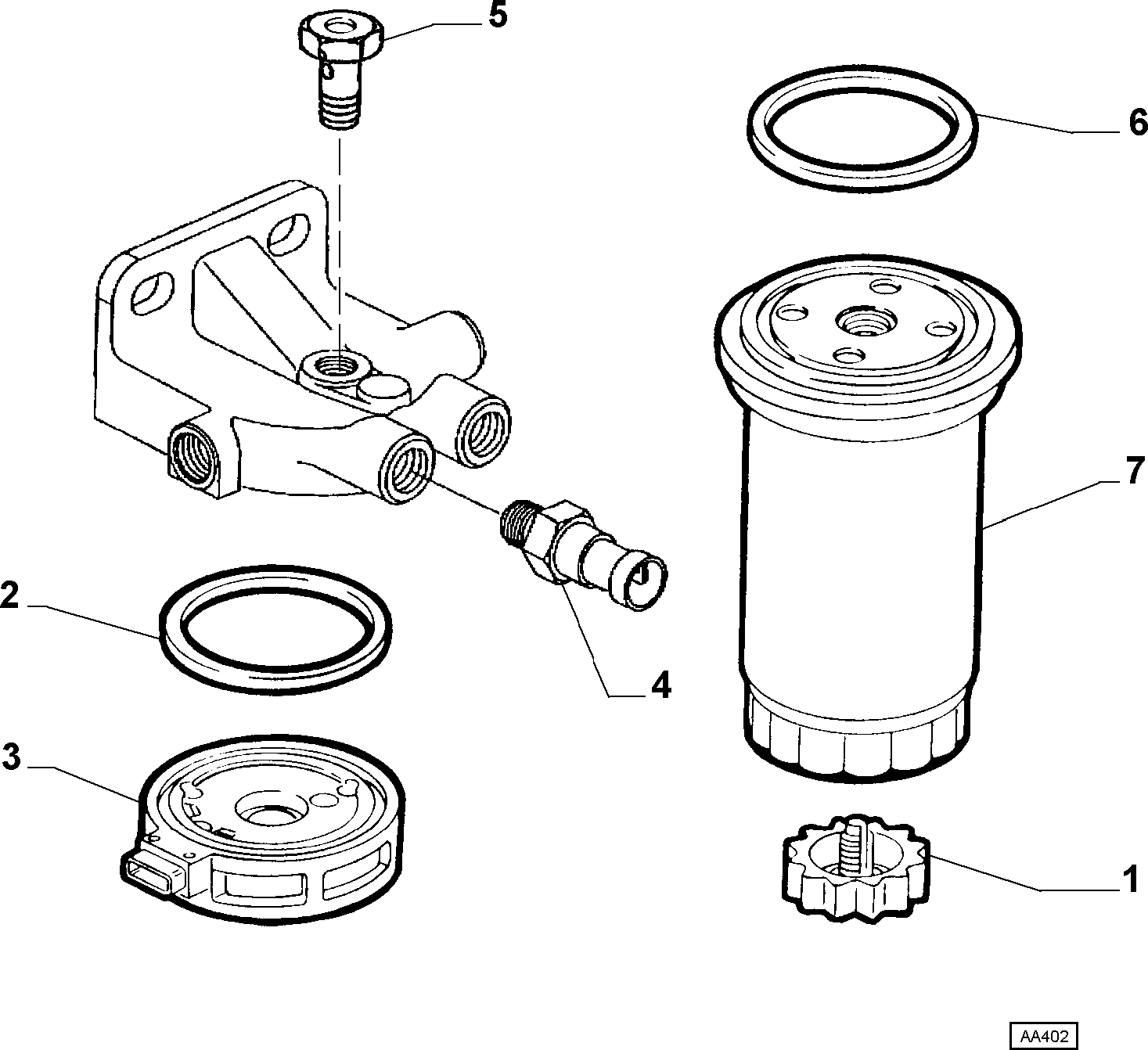 VW 9947995 - Polttoainesuodatin inparts.fi