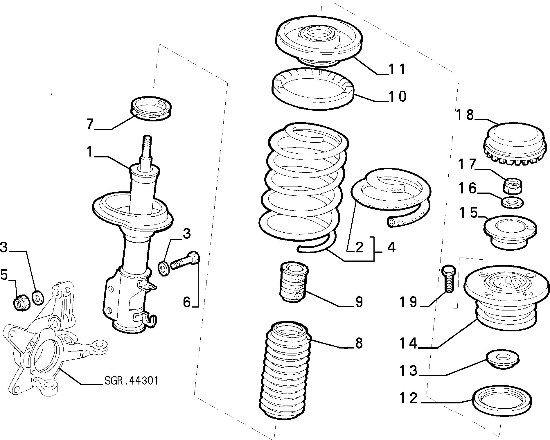 FIAT 777 8950 - Rullalaakeri, jousijalkalaakeri inparts.fi