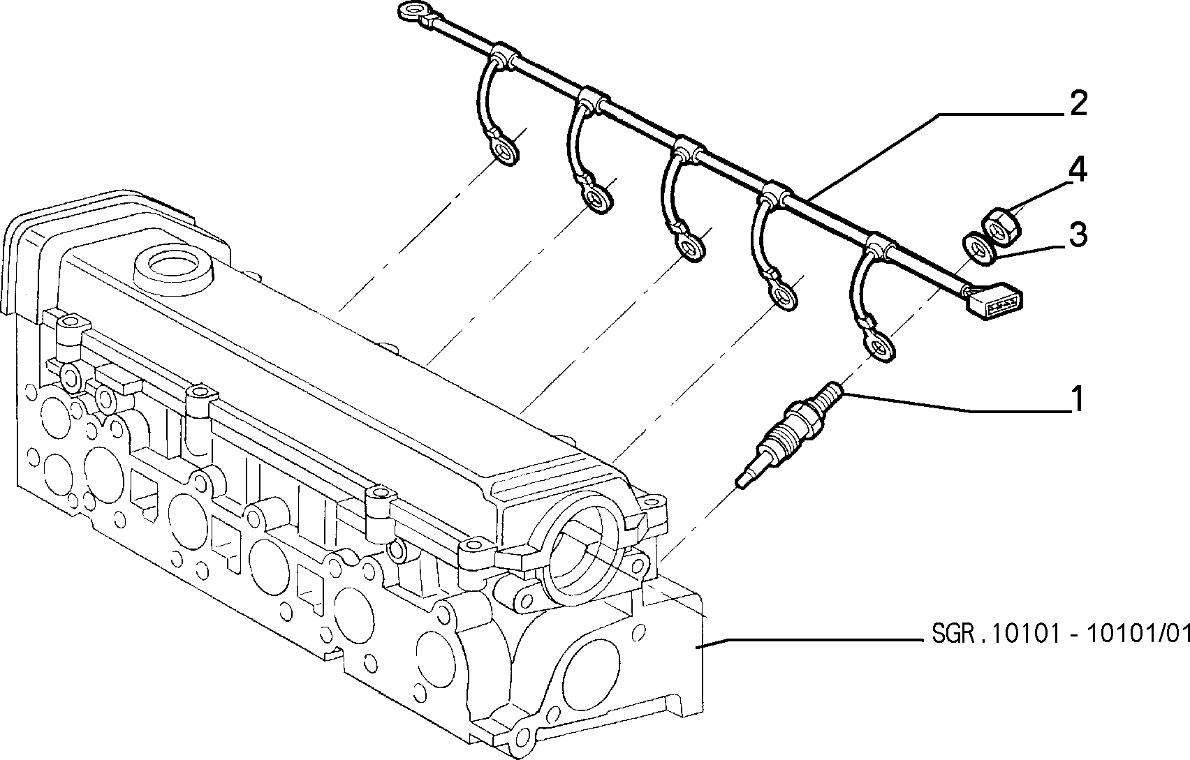 Chevrolet 71735458 - Hehkutulppa inparts.fi