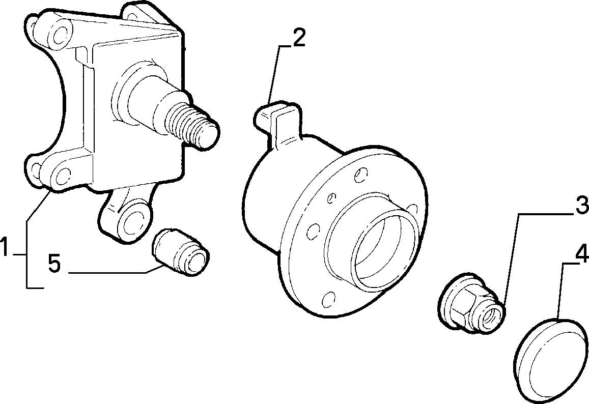 FIAT 46531237 - Pyöränlaakerisarja inparts.fi