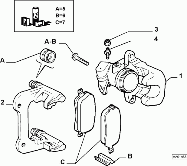 FIAT 9947887 - Korjaussarja, jarrusatula inparts.fi