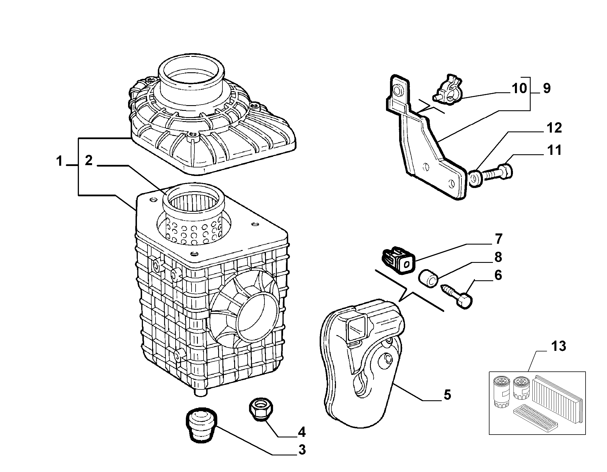 FIAT 46806675 - Ilmansuodatin inparts.fi