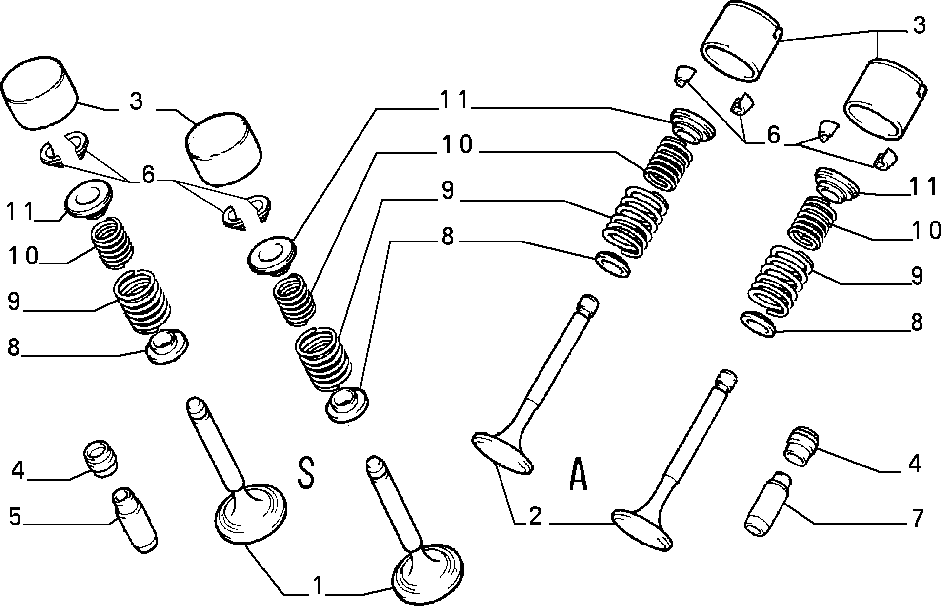 FIAT 7581344 - Tiiviste, venttiilivarsi inparts.fi