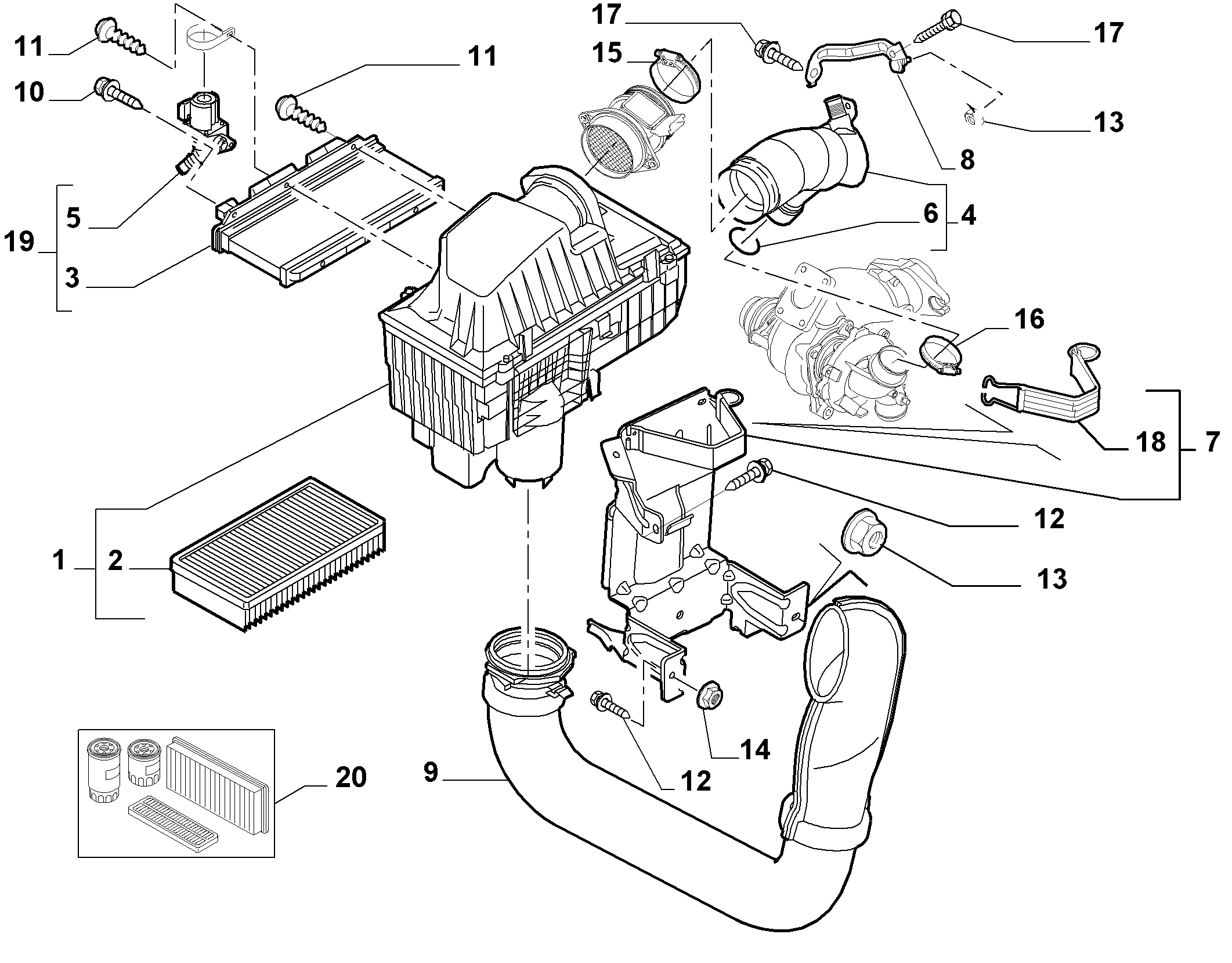 PEUGEOT 9626759680 - Ilmansuodatin inparts.fi