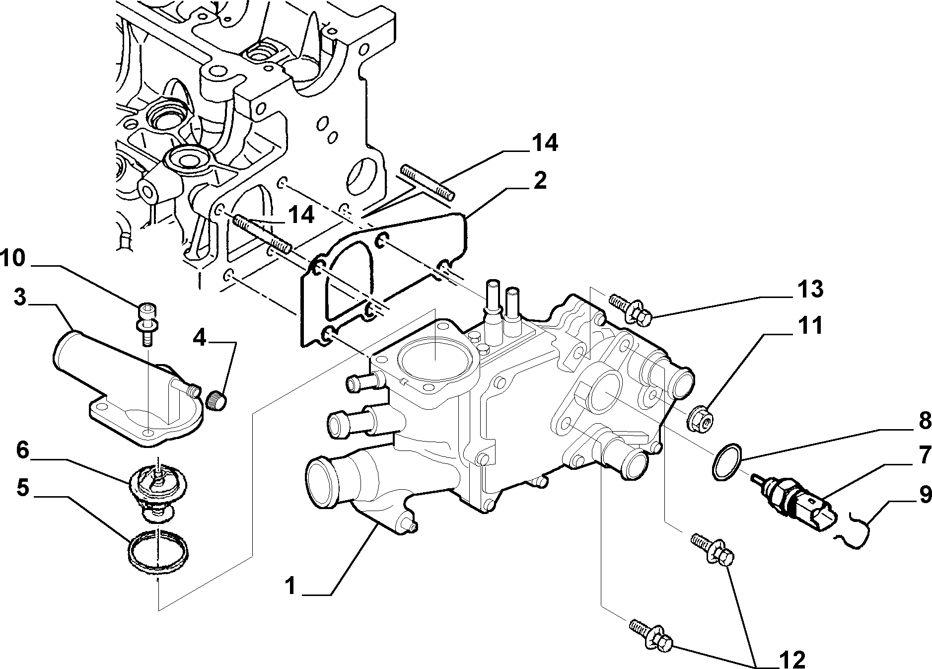 FIAT 9636111180 - SEAL GASKET inparts.fi