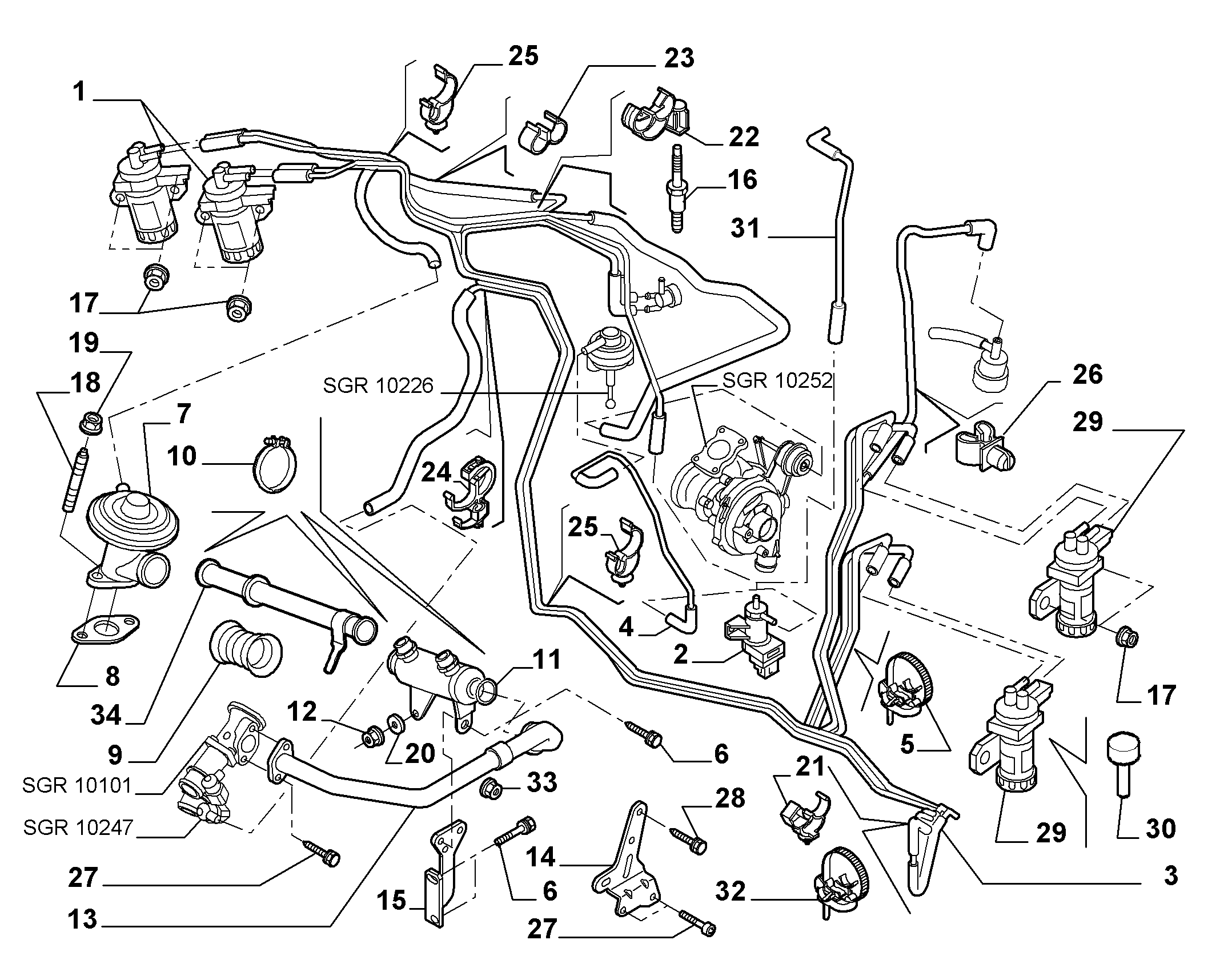 CITROËN 96 357 043 80 - Painemuuntaja, säätölaite (läppä) inparts.fi