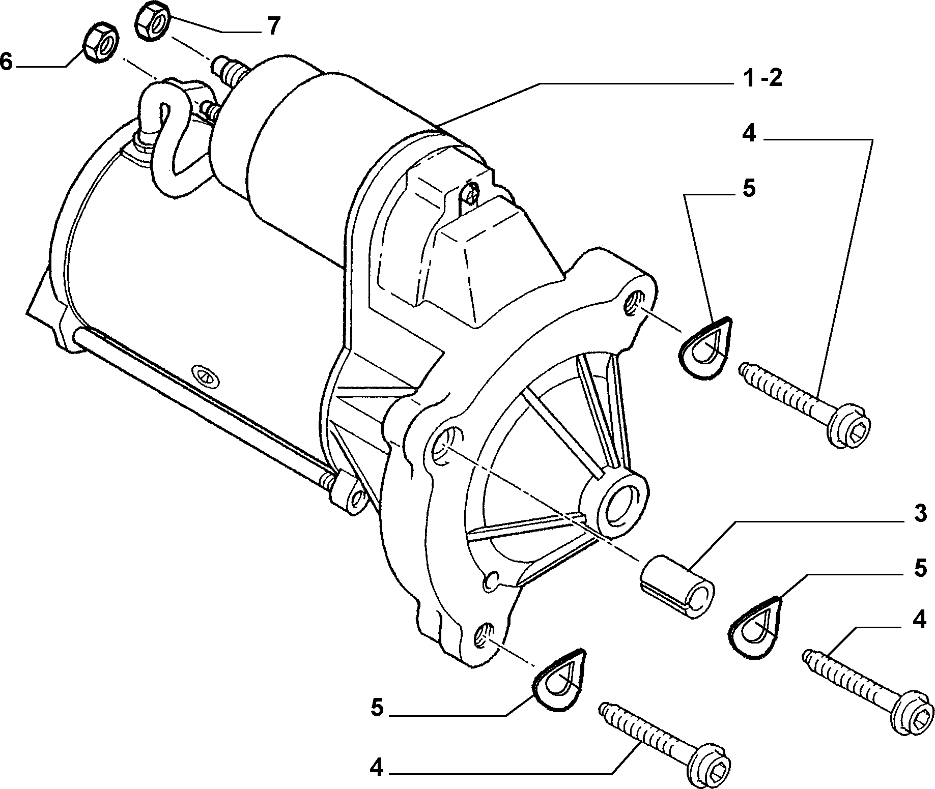 FIAT 9635659780 - Käynnistinmoottori inparts.fi