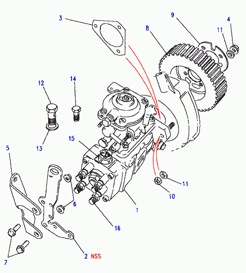 Rover ERR 894 - Tiiviste, öljynlaskutulppa inparts.fi