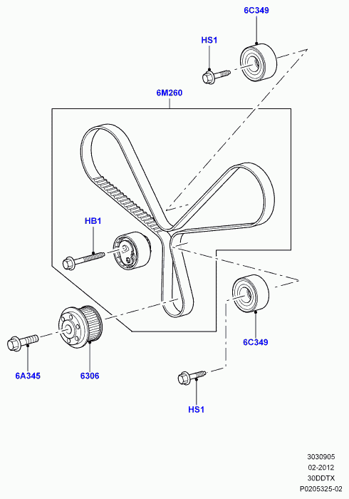 Rover LR016655 - Hammashihnasarja inparts.fi